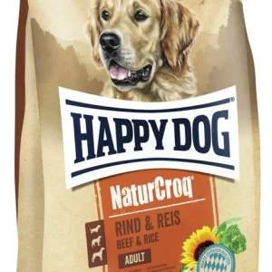 Sparpaket 2 x 4 kg Happy Dog NaturCroq Rind & Reis Adult Hunde Trockenfutter Garantierte Lieferung